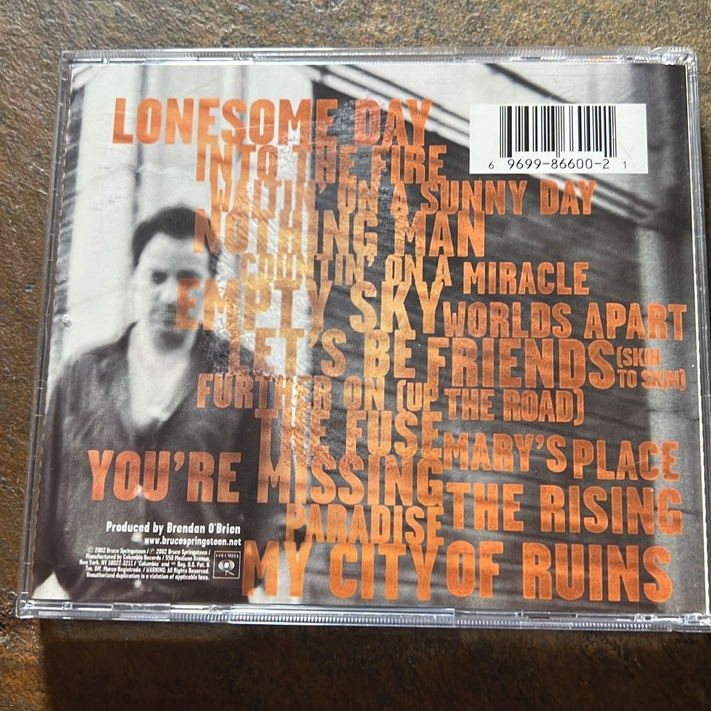 Bruce Springsteen 'The Rising' CD (2002) - Picture 2 of 4